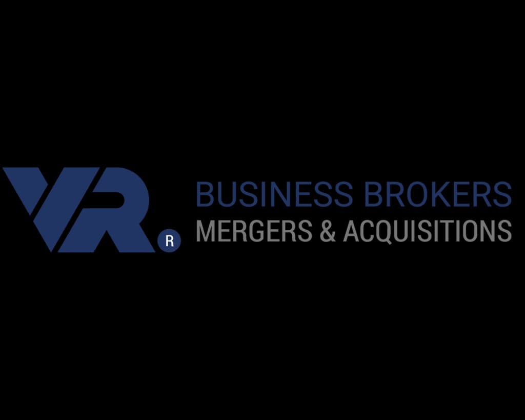 VR Business Brokers logo with the words Mergers and Acquisitions.